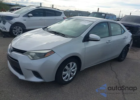 2016 Toyota Corolla Le from USA, damaged, VIN 5YFBURHE4GP445889